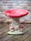 Vintage Mushroom Shaped Garden Stools in Concrete with Patina, Set of 2, Image 4