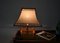 Lampe de Bureau en Rotin, Osier et Tissu Blanc par Louis Sognot, France 1960s 15