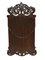 English Walnut Pier Mirror in Carved Glass, Image 10