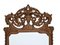 English Walnut Pier Mirror in Carved Glass 4