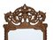 English Walnut Pier Mirror in Carved Glass, Image 4