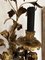 Big Floral Florentine Gilded Wall Lamp, 1890s 11