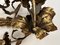Big Floral Florentine Gilded Wall Lamp, 1890s 7