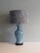 Lampada da tavolo vintage in ceramica con paralume personalizzato, anni '60, Immagine 2