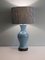 Lampada da tavolo vintage in ceramica con paralume personalizzato, anni '60, Immagine 3