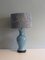 Vintage Ceramic Table Lamp with Custom-Made Lampshade, 1960s, Image 1