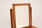 Art Deco Figured Walnut Vanity Mirror, 1920s 5