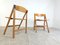 Vintage Scandinavian Folding Chairs from Hyllinge Mobler, 1970s, Set of 8 4
