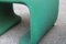 French Stools with Green Fabric in the style of Pierre Paulin, 1970s, Set of 2, Image 13