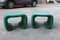 French Stools with Green Fabric in the style of Pierre Paulin, 1970s, Set of 2 7