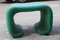 French Stools with Green Fabric in the style of Pierre Paulin, 1970s, Set of 2 5