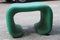 French Stools with Green Fabric in the style of Pierre Paulin, 1970s, Set of 2, Image 5