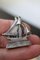 Barchette Sailboat Placeholders in Silver Plated Brass, 1950s, Set of 6 2