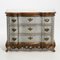 Rococo Style Chest with Gilt Carvings & Faux Painted Marble Top, Image 1