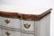 Rococo Style Chest with Gilt Carvings & Faux Painted Marble Top 3