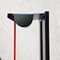 Vintage Red and Black Floor Lamp, 1980s 3