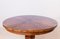 Runder Biedermeier Tisch aus geflammter Birke, 1800er 7