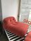 Soriana Chaise Lounge with Ottoman in Red by Tobia & Afra Scarpa for Cassina, 1970s, Set of 2 5