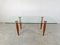 Vintage Italian Glass and Wooden Dining Table, 1990s 1