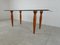 Vintage Italian Glass and Wooden Dining Table, 1990s 6