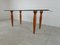 Vintage Italian Glass and Wooden Dining Table, 1990s, Image 6