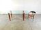 Vintage Italian Glass and Wooden Dining Table, 1990s 9