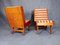 Vintage Brutalist Czech Chairs in Oak, 1950s, Set of 2 6
