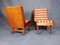 Vintage Brutalist Czech Chairs in Oak, 1950s, Set of 2, Image 6