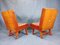 Tschechische Vintage Stühle aus Eiche, 1950er, 2er Set 5