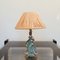 Mid-Century Pale Blue Murano Sommerso Glass Table Lamp 1