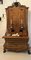 18th Century Antique Dutch Marquetry Inlaid Burr Walnut Cupboard, 1780s 14