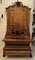 18th Century Antique Dutch Marquetry Inlaid Burr Walnut Cupboard, 1780s, Image 7