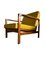 Fauteuils Mid-Century en Velours Jaune par Zenon Bączyk, Pologne, 1960s, Set de 2 7