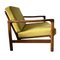 Mid-Century Polish Armchairs in Yellow Velvet by Zenon Bączyk, 1960s, Set of 2, Image 11