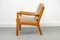 Danish Teak and Wool Lounge Chair by Ole Wanscher for P. Jeppesen, 1980s 6
