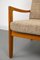 Danish Teak and Wool Lounge Chair by Ole Wanscher for P. Jeppesen, 1980s 13