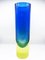 Blaue Vintage Vase von Flavio Poli, 1950 6