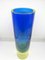 Blaue Vintage Vase von Flavio Poli, 1950 2