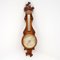 Victorian Banjo Barometer in Carved Oak from Maple & Co, 1880s 1