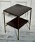 Faux Bamboo Brass Side Table, 1940 5