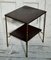 Faux Bamboo Brass Side Table, 1940, Image 5