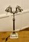 Tall Silver Plated Table Lamp, 1890s 1