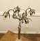 Tall Silver Plated Table Lamp, 1890s 4