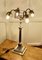 Tall Silver Plated Table Lamp, 1890s 7
