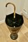 Italian Toleware Umbrella Stand Hand Painted Gold on Black, 1920s 5
