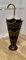 Italian Toleware Umbrella Stand Hand Painted Gold on Black, 1920s, Image 4