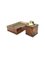 Mid-Century Räucherset aus Holz & Messing mit Aschenbecher und Tischfeuerzeug, Italien, 1950er, 2er Set 7