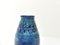 Vase Rimini en Céramique Bleue attribué à Aldo Londi pour Bitossi, 1960s 3
