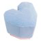 Hellblauer Queen Heart Hocker von Royal Stranger 1