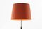 Pie De Salón G1 Floor Lamp in Terracotta and Chrome by Jaume Sans 3